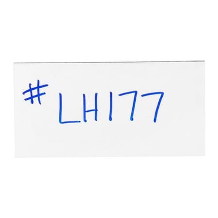 Box Partners Box Partners LH177 2 x 4 in. White Warehouse Labels - Magnetic Strips - Pack of 25 LH177